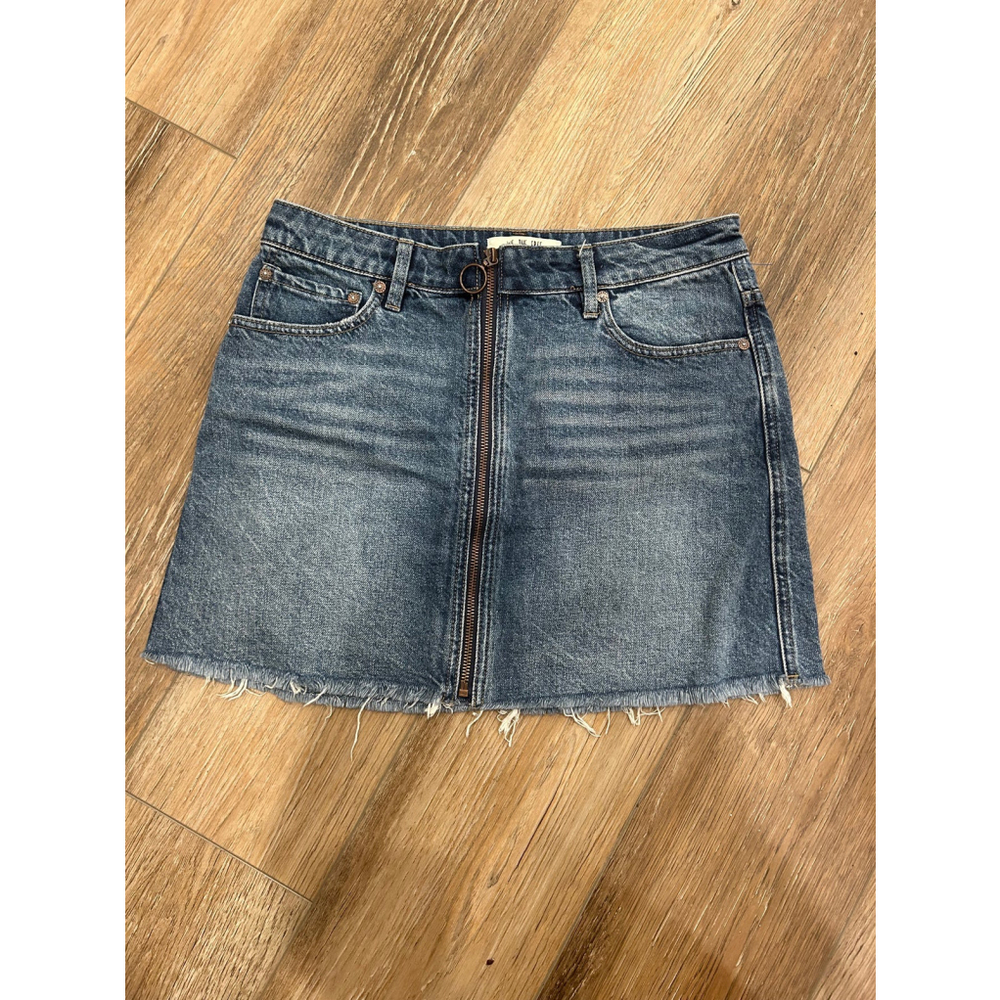 We the free mini denim skirt size 28